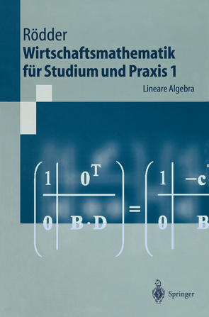 Wirtschaftsmathematik für Studium und Praxis 1 von Rödder,  Wilhelm