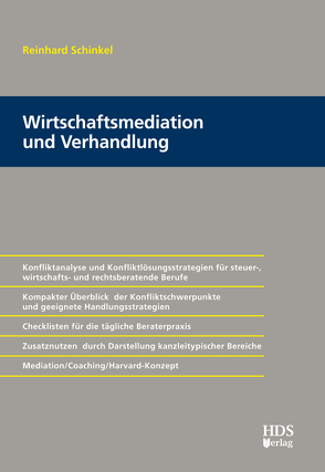 Wirtschaftsmediation und Verhandlung von Schinkel,  Reinhard