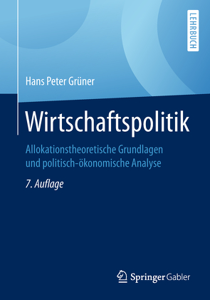 Wirtschaftspolitik von Grüner,  Hans Peter