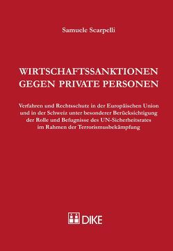 Wirtschaftssanktionen gegen private Personen von Scarpelli,  Samuele