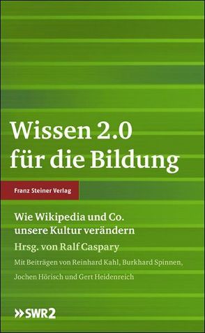 Wissen 2.0 für die Bildung von Caspary,  Ralf