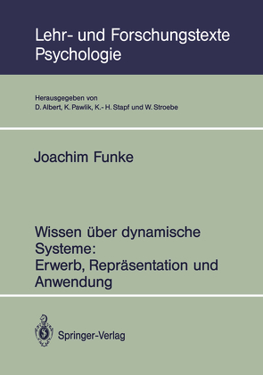 Wissen über dynamische Systeme: Erwerb, Repräsentation und Anwendung von Funke,  Joachim