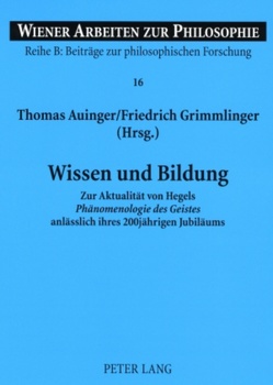 Wissen und Bildung von Auinger,  Thomas, Grimmlinger,  Friedrich