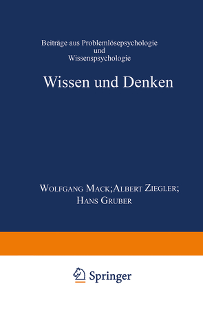 Wissen und Denken von Gruber,  Hans, Mack, Ziegler