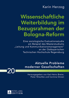 Wissenschaftliche Weiterbildung im Bezugsrahmen der Bologna-Reform von Herzog,  Karin
