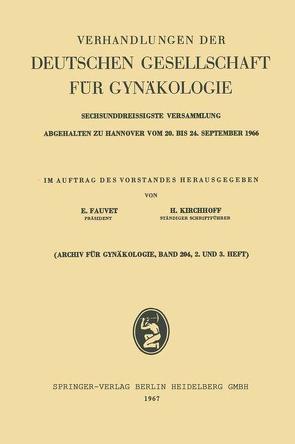 Wissenschaftlicher und Geschäftlicher Teil von Fauvet,  E., Kirchhoff,  H.