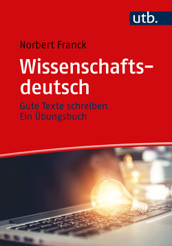 Wissenschaftsdeutsch von Franck,  Norbert