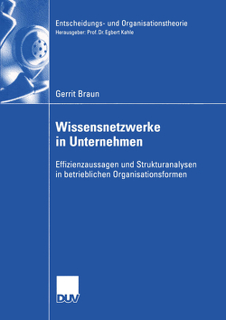 Wissensnetzwerke in Unternehmen von Braun,  Gerrit