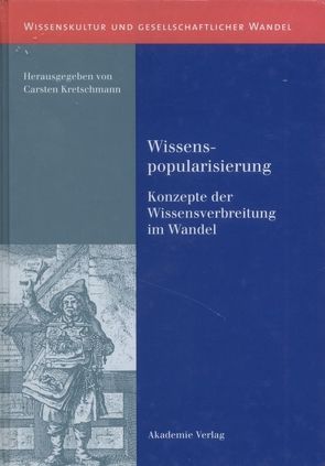 Wissenspopularisierung von Kretschmann,  Carsten
