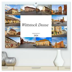 Wittstock Dosse Impressionen (hochwertiger Premium Wandkalender 2024 DIN A2 quer), Kunstdruck in Hochglanz von Meutzner,  Dirk