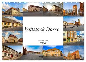 Wittstock Dosse Impressionen (Wandkalender 2024 DIN A2 quer), CALVENDO Monatskalender von Meutzner,  Dirk