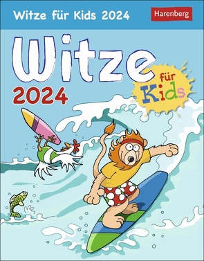 Witze für Kids Tagesabreißkalender 2024 von Ann Christin Artel,  Petra Raffelsiefer
