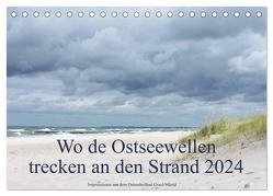 Wo de Ostseewellen trecken an den Strand 2024 (Tischkalender 2024 DIN A5 quer), CALVENDO Monatskalender von Stolzenburg,  Kerstin