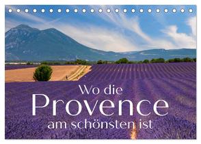 Wo die Provence am schönsten ist (Tischkalender 2024 DIN A5 quer), CALVENDO Monatskalender von Ratzer,  Reinhold