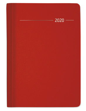 Wochen-Minitimer 192 Seiten Silk Line Ruby 2020 – Bürokalender – Buchkalender A6 (10,7 x 15,2) – 1 Woche 2 Seiten – 192 Seiten – Notizbuch von ALPHA EDITION