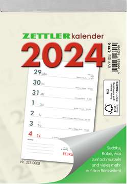 Wochenabreißkalender 2024 10,5×14,6