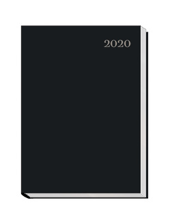 Wochenbuch „schwarz“ 2020