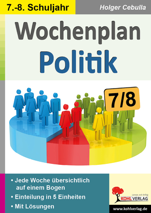 Wochenplan Politik / Klasse 7-8 von Cebulla,  Holger