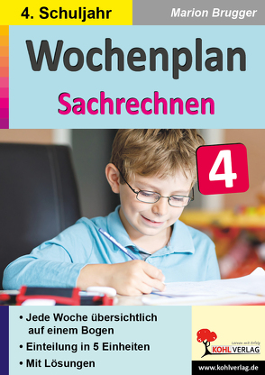 Wochenplan Sachrechnen / Klasse 4 von Brugger,  Marion