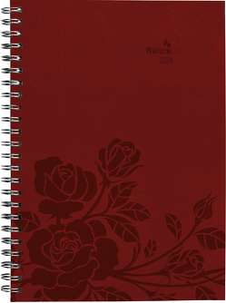 Wochenplaner Nature Line Flower 2024 – Taschen-Kalender A5 – 1 Woche 2 Seiten – Ringbindung – 128 Seiten – Umwelt-Kalender – mit Hardcover – Alpha Edition
