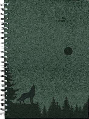 Wochenplaner Nature Line Pine 2024 – Taschen-Kalender A5 – 1 Woche 2 Seiten – Ringbindung – 128 Seiten – Umwelt-Kalender – mit Hardcover – Alpha Edition