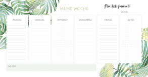 Wochenplaner „Tropical Moments“ von Korsch Verlag