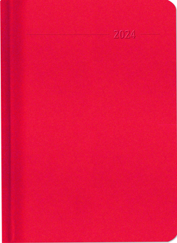 Wochenplaner XL Sydney Red 2024 – Büro-Kalender A5 – Cheftimer 17×24 cm – 1 Woche 2 Seiten – 144 Seiten – Alpha Edition