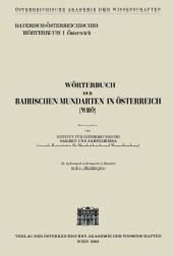 Wörterbuch der bairischen Mundarten in Österreich (WBÖ) / Wörterbuch der Bairischen Mundarten in Österreich 36. Lieferung (4. Lieferung des 5. Bandes)