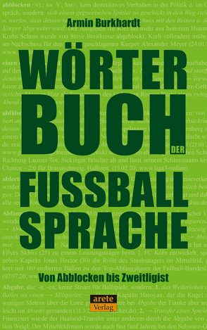 Wörterbuch der Fußballsprache von Burkhardt,  Armin