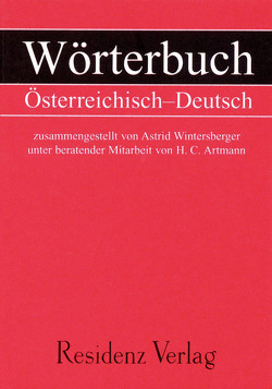 Wörterbuch Österreichisch – Deutsch von Artmann,  H. C., Wintersberger,  Astrid