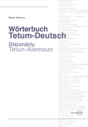 Wörterbuch Tetum-Deutsch von Tschanz,  Maria