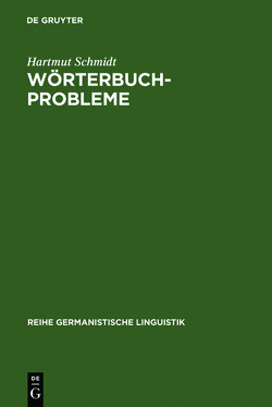 Wörterbuchprobleme von Schmidt,  Hartmut