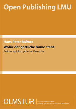 Wofür der göttliche Name steht von Balmer,  Hans-Peter