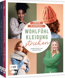 Wohlfühlkleidung stricken – Skandi-Strick und Chunky-Love: 2 Bücher im Doppelpack von Huber,  Iryna, Schauer,  Carina