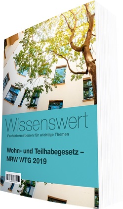 Wohn- und Teilhabegesetz NRW WTG 2019 von Froese,  Sebastian, Michelchen,  Gunnar
