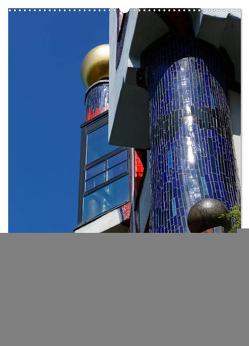 Wohnen unterm Regenturm – Ein Hundertwasser Architekturprojekt, 1991-94 (Wandkalender 2024 DIN A2 hoch), CALVENDO Monatskalender von Eisold,  Hanns-Peter