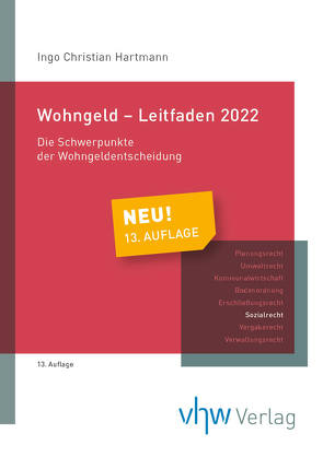 Wohngeld-Leitfaden 2022 von Hartmann,  Ingo Christian