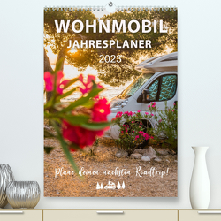 Wohnmobil Jahresplaner (Premium, hochwertiger DIN A2 Wandkalender 2023, Kunstdruck in Hochglanz) von Weigt,  Mario