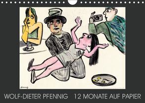 Wolf-Dieter Pfenning – 12 Monate auf Papier (Wandkalender 2019 DIN A4 quer) von Pfennig,  Wolf-Dieter