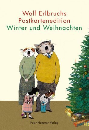 Wolf Erlbruchs Postkartenedition Winter und Weihnachten von Erlbruch,  Wolf