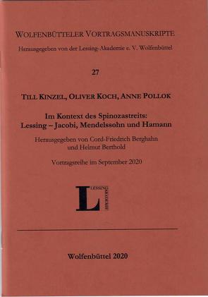 Wolfenbüttler Vortragsmanuskripte, Heft 27 von Kinzel,  Till, Koch,  Oliver, Pollok,  Anne