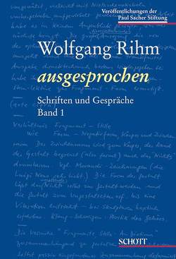 Wolfgang Rihm ausgesprochen von Mosch,  Ulrich, Rihm,  Wolfgang