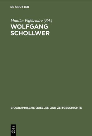 Wolfgang Schollwer von Faßbender,  Monika