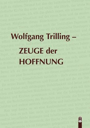 Wolfgang Trilling – ZEUGE der HOFFNUNG von Oratorium Leipzig