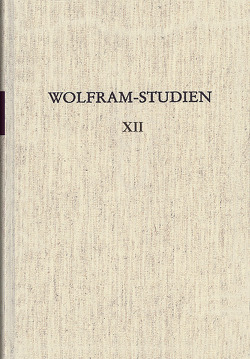 Wolfram-Studien XII von Heinzle,  Joachim, Johnson,  L. Peter, Vollmann-Profe,  Gisela
