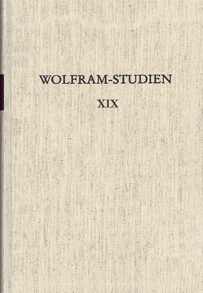 Wolfram-Studien XIX von Haubrichs,  Wolfgang, Lutz,  Eckart Conrad, Ridder,  Klaus