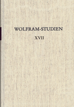 Wolfram-Studien XVII von Haubrichs,  Wolfgang, Lutz,  Eckart Conrad, Ridder,  Klaus