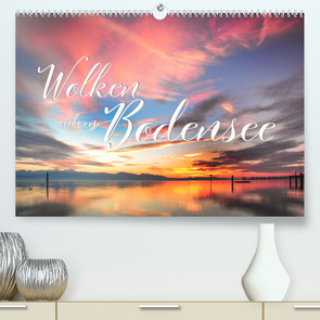 Wolken überm Bodensee (Premium, hochwertiger DIN A2 Wandkalender 2024, Kunstdruck in Hochglanz) von Maria Ratzer,  Reinhold