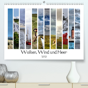 Wolken, Wind und Meer (Premium, hochwertiger DIN A2 Wandkalender 2021, Kunstdruck in Hochglanz) von Bergenthal,  Jürgen