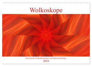 Wolkoskope – Himmlische Wolkenkreationen (Wandkalender 2024 DIN A2 quer), CALVENDO Monatskalender von Gronostay,  Norbert